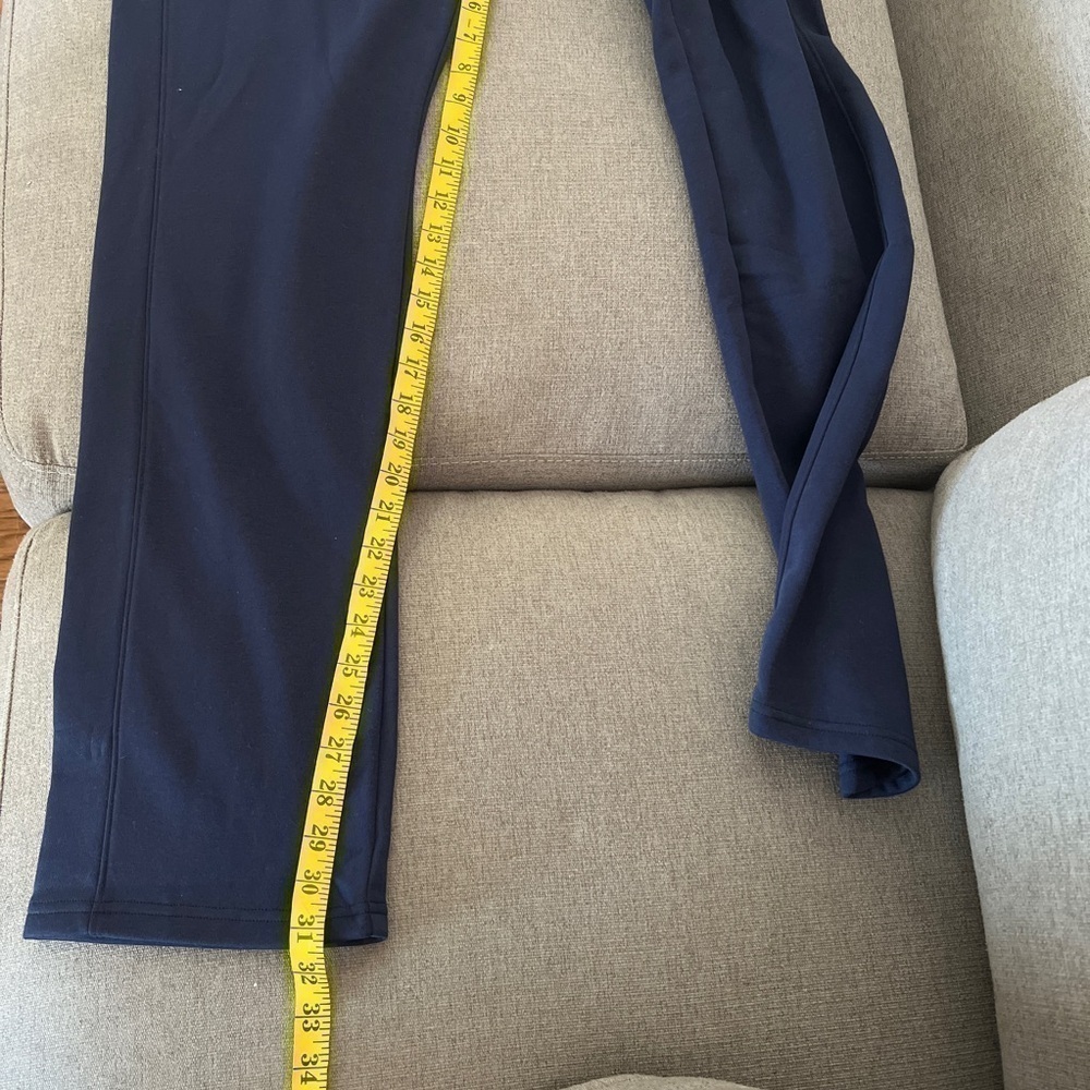 Under Armour Womens Small Sweatpants Joggers Navy Blue Loose Pull On Soft Comfy - Picture 7 of 11